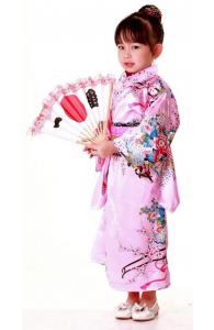 Lovely Long Pink Kimono
