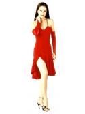 Red Halter Holliday Dress