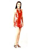 Red Asian Mini Dress