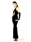 Slinky Keyhole Evening Gown