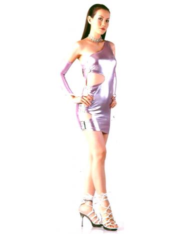Shimmering Lilac Club Dress