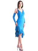 Elegant Short Blue Dress
