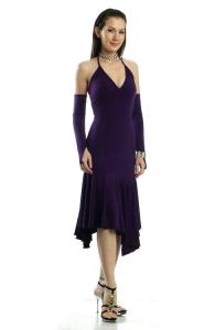 Deep Purple Cocktail Dress