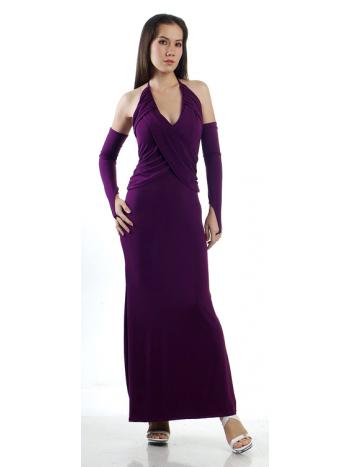 Deep Purple Evening Dress