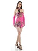 Short Pink China Dress