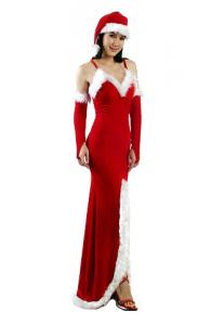 Elegant Long Christmas Dress