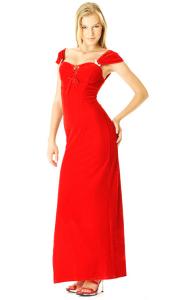 Elegant Red Evening Gown