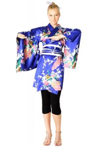 Short Blue Kimono