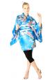 Short Turquoise Kimono