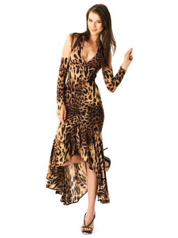 Stylish Leopard Dance Dress