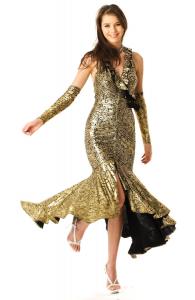 Glamorous Gold Gown