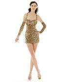 Leopard Printed Short Dress