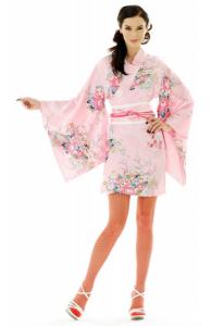 Short Pink Kimono