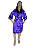 Royal Purple Silk Robe