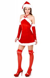 Halter Top Christmas Dress