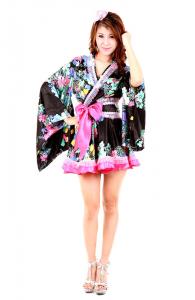 Vibrant Short Kimono