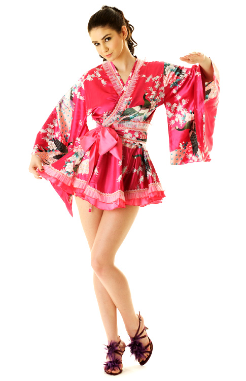 kimono mini skirt