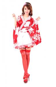 Sassy Red Kimono