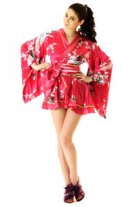 Cherry Mini Kimono