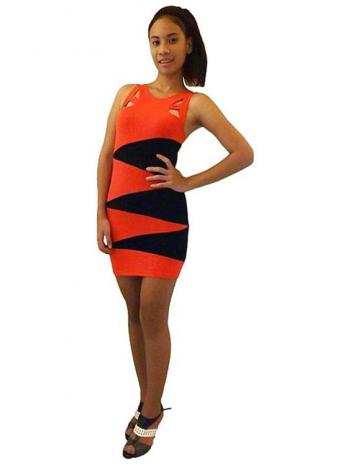 Short Orange Dress