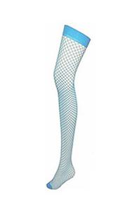 Turquoise Fishnet Stockings